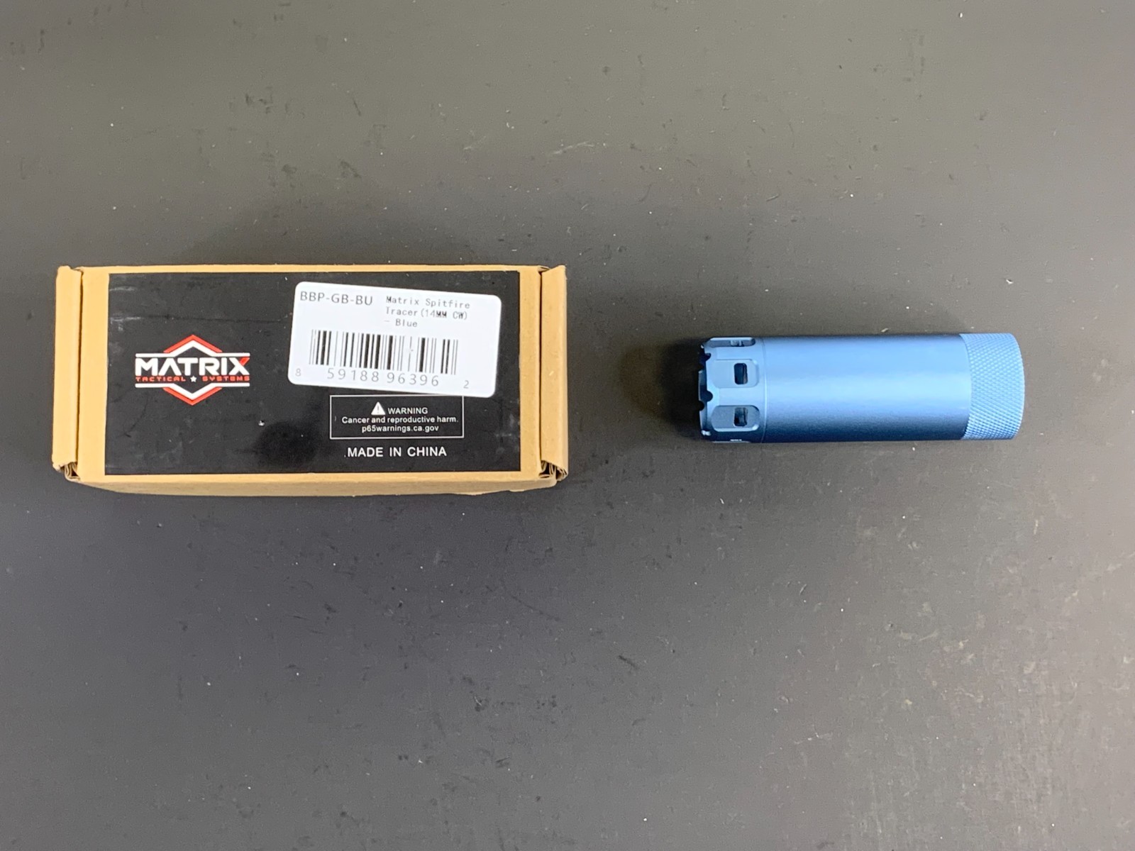 Matrix Spitfire Rechargeable Mini Tracer Unit (Color: Blue / 14mm CCW)