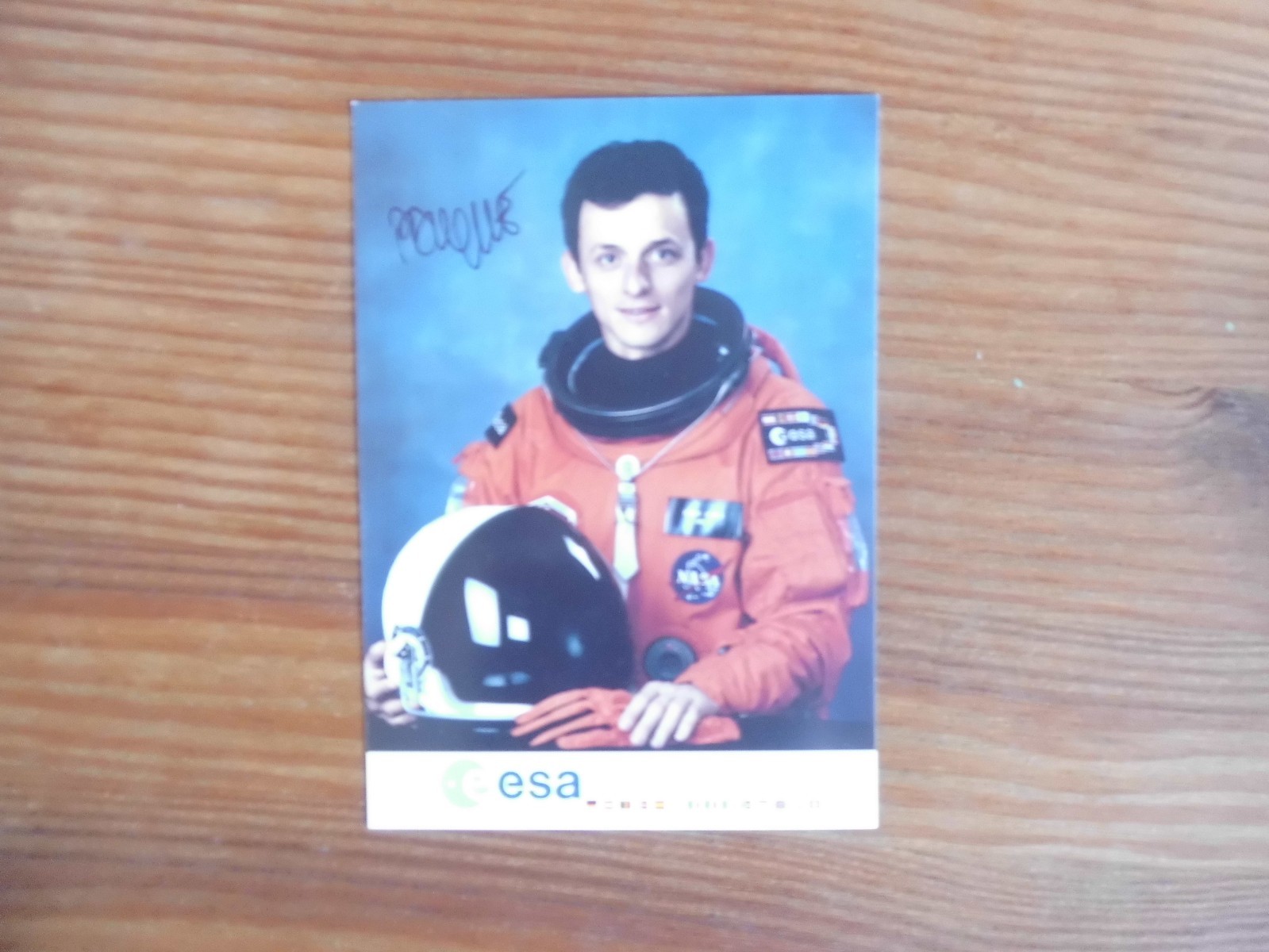 Pedro Duque NASA Autograph Card - Spaceflight, Original Uncertified