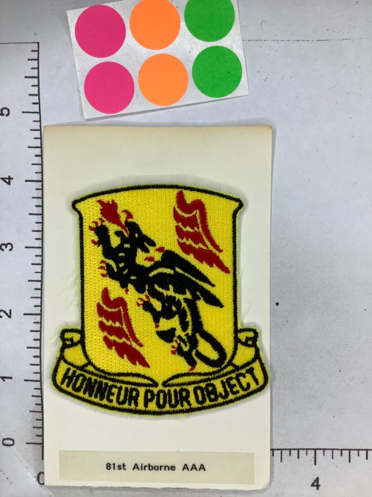 US ARMY  81st AIRBORNE AAA PATCH