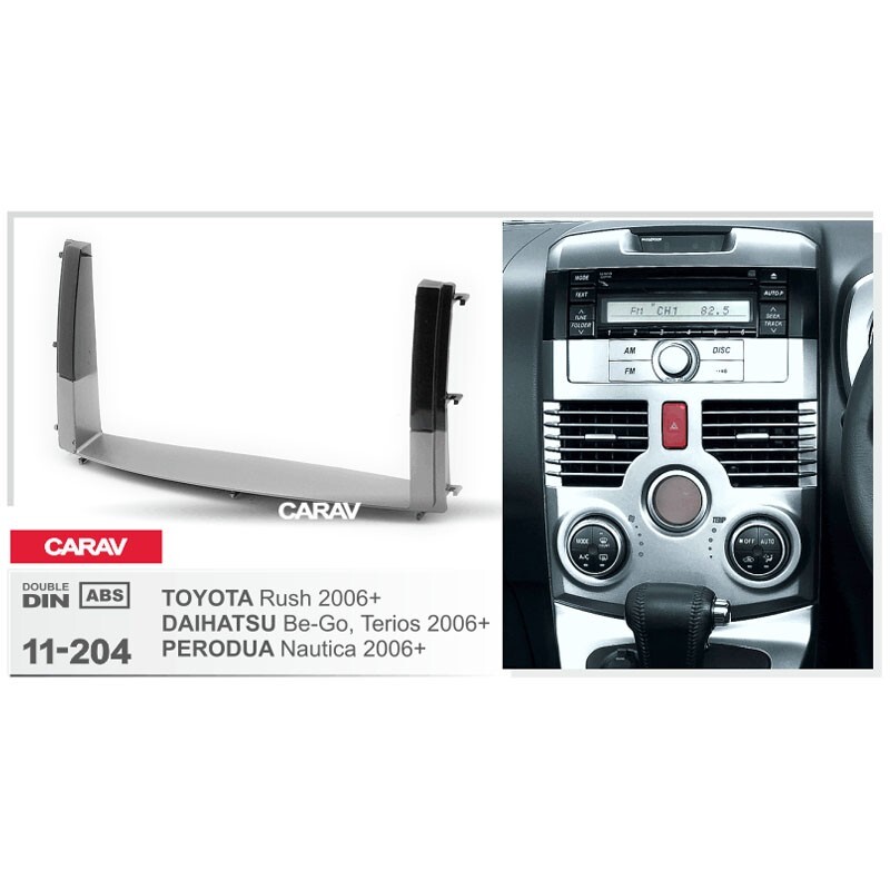Car Radio Fascia Dash Kit for TOYOTA Rush DAIHATSU Be-Go Terios Stereo Frame