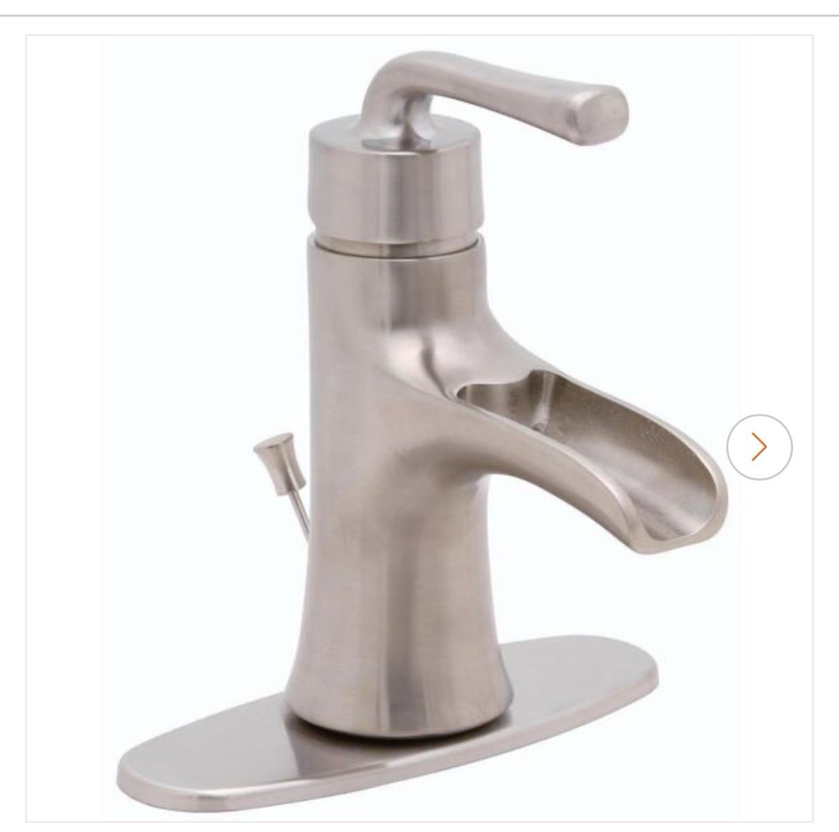 Premier Lavatory Faucet With Pop Up 284448 Nickle Finish BRAND NEW