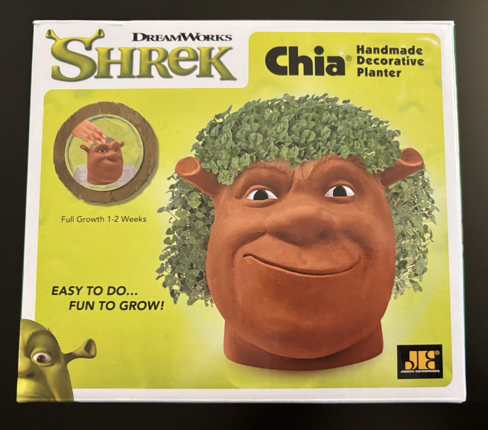 Chia Handmade Shrek Terracotta Decorative Planter Medium Indoor Cartoon
