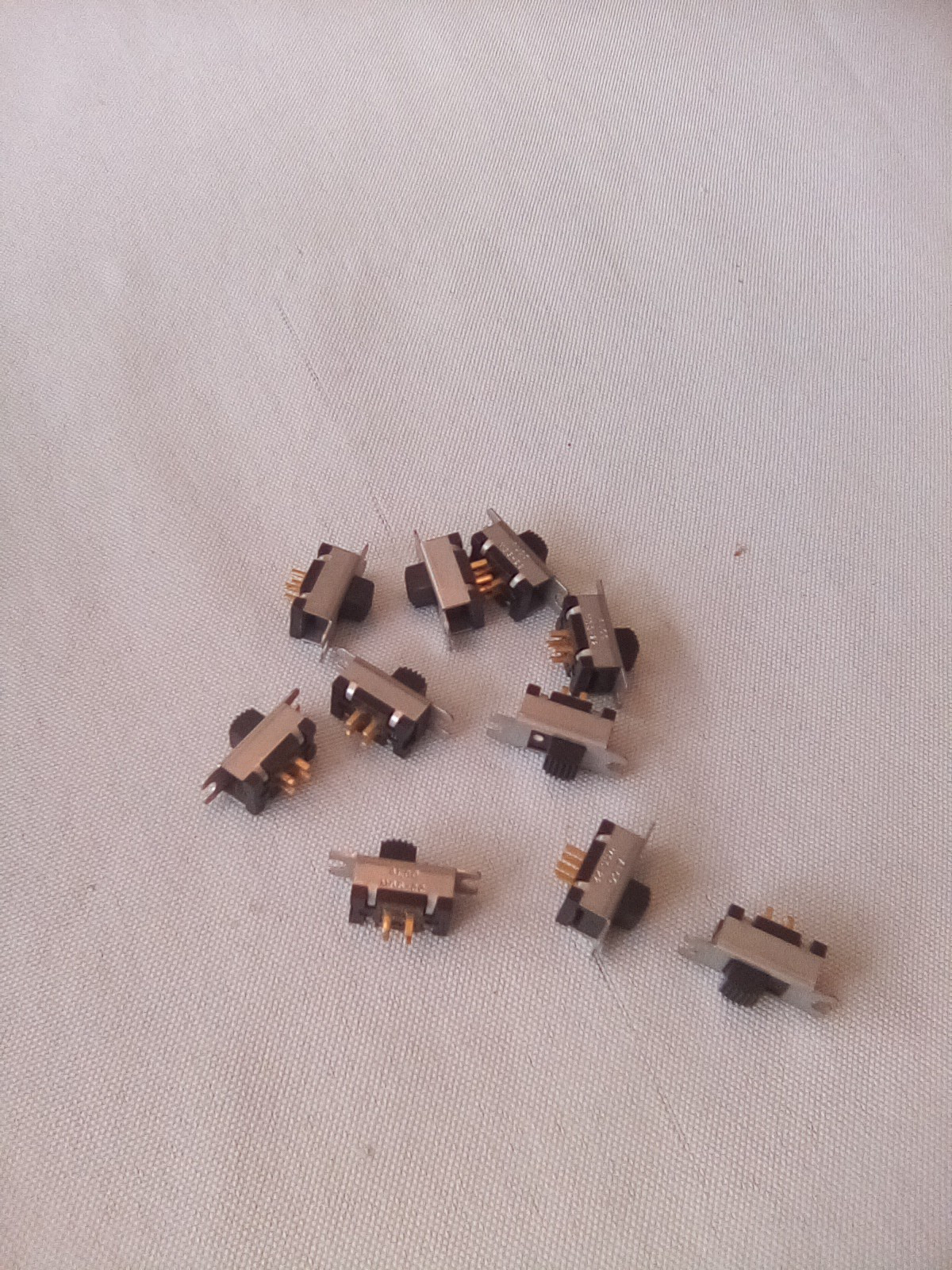 Lot Of 10 Alco MSS-22 Slide Switch