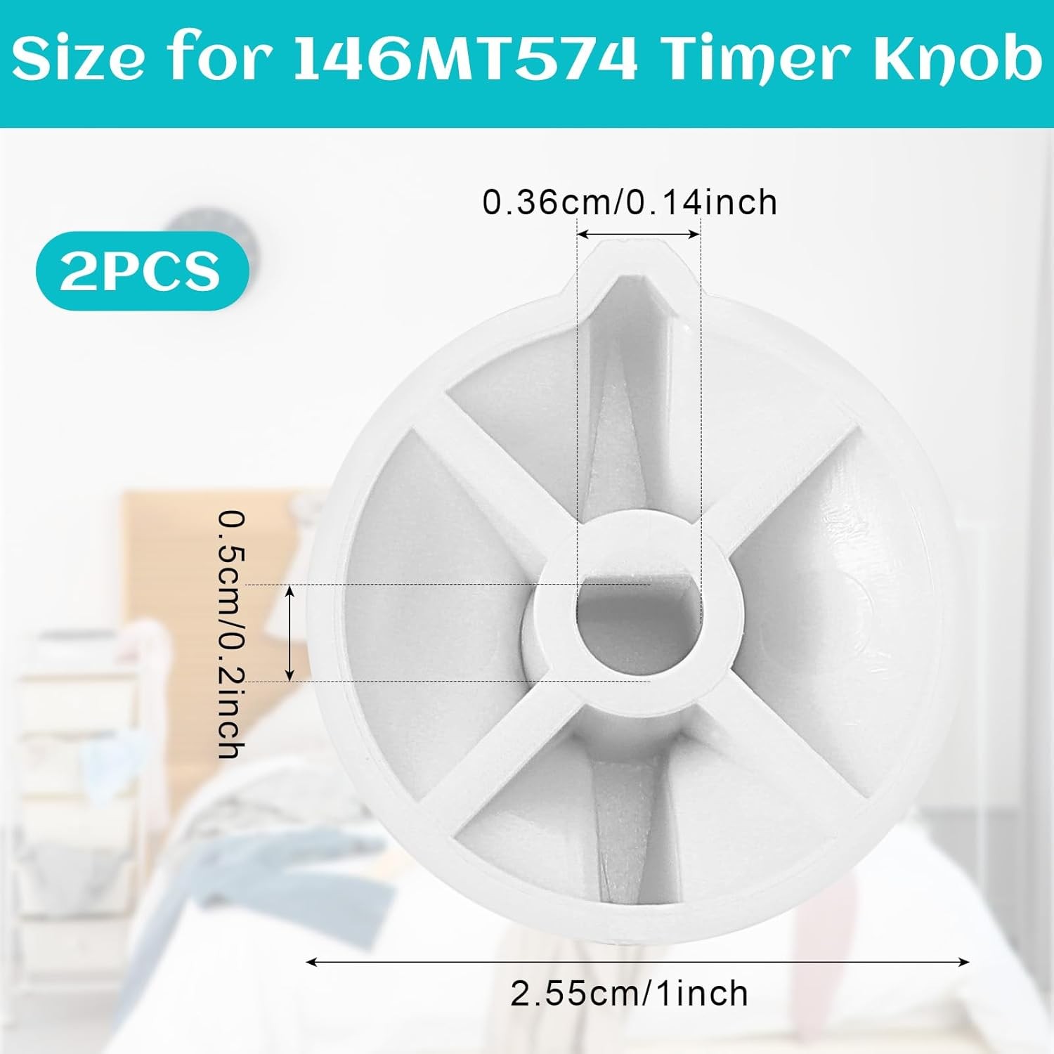 2 Pack Timer Switch Knob Replacement for Intermatic FD Series Wall Fan Heater