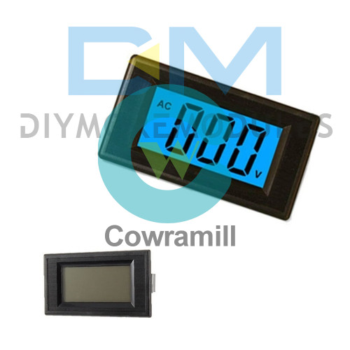 Blue LCD AC 0-500V Voltmeter Panel 2/4-Wire Digital Alternating Voltage Meter