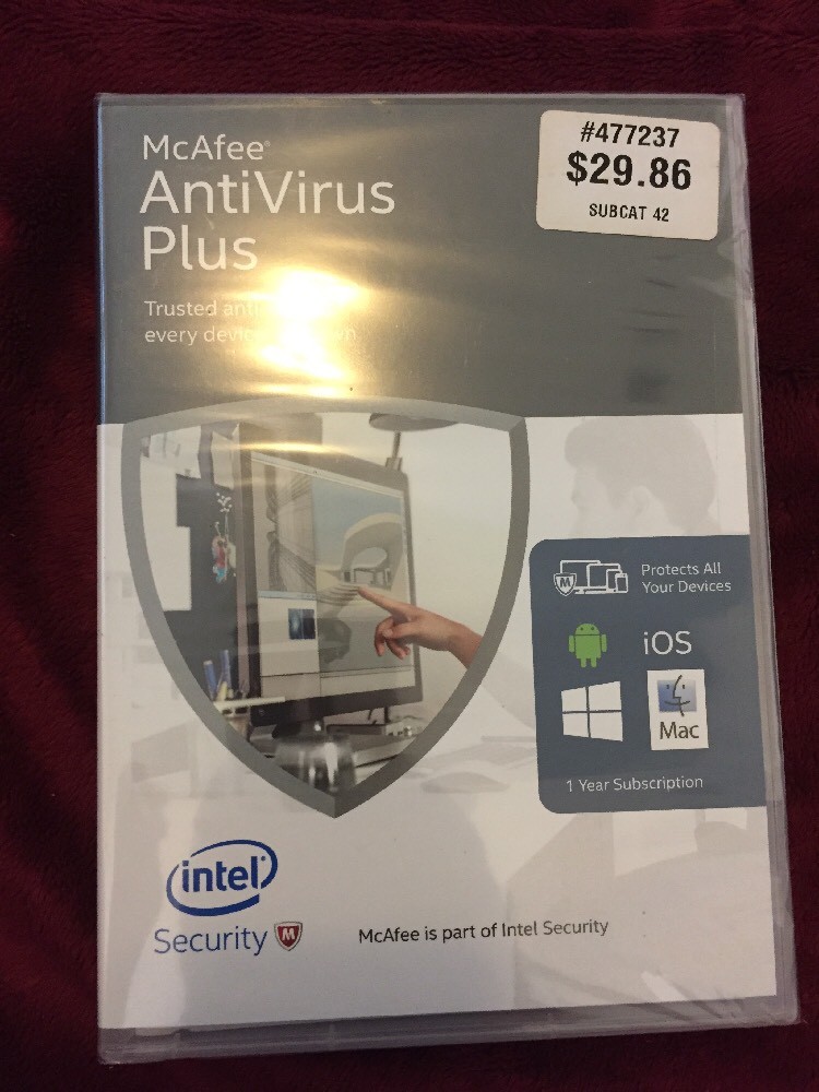 McAfee Antivirus Plus 2016 - Unlimited Devices -- BRAND NEW - Free Shipping