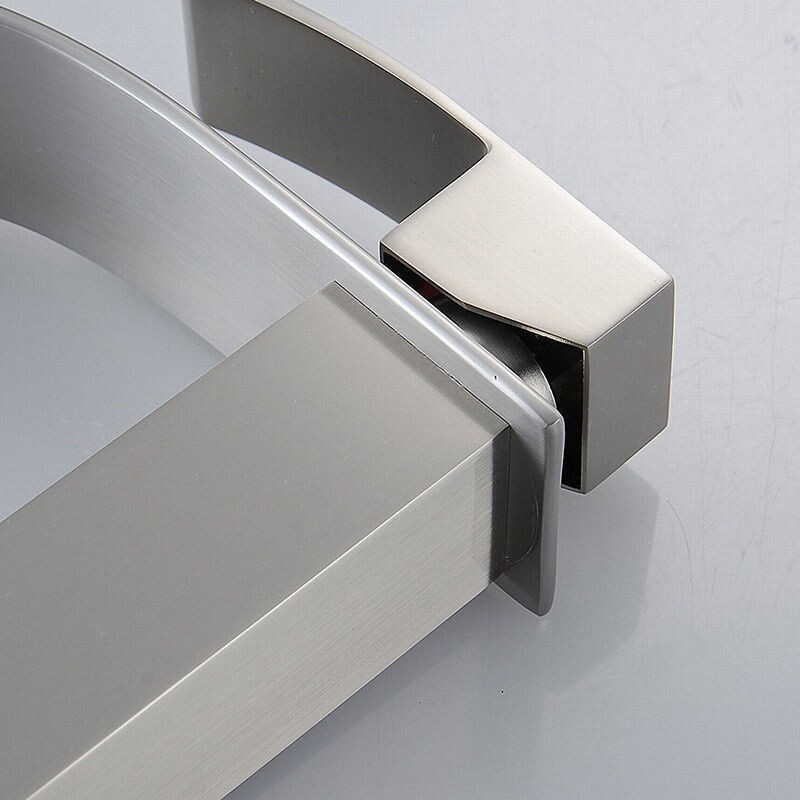 Waterfall Bathroom Sink Faucet Basin Lavatory Single Handle Mixer Tap W/6''Cover