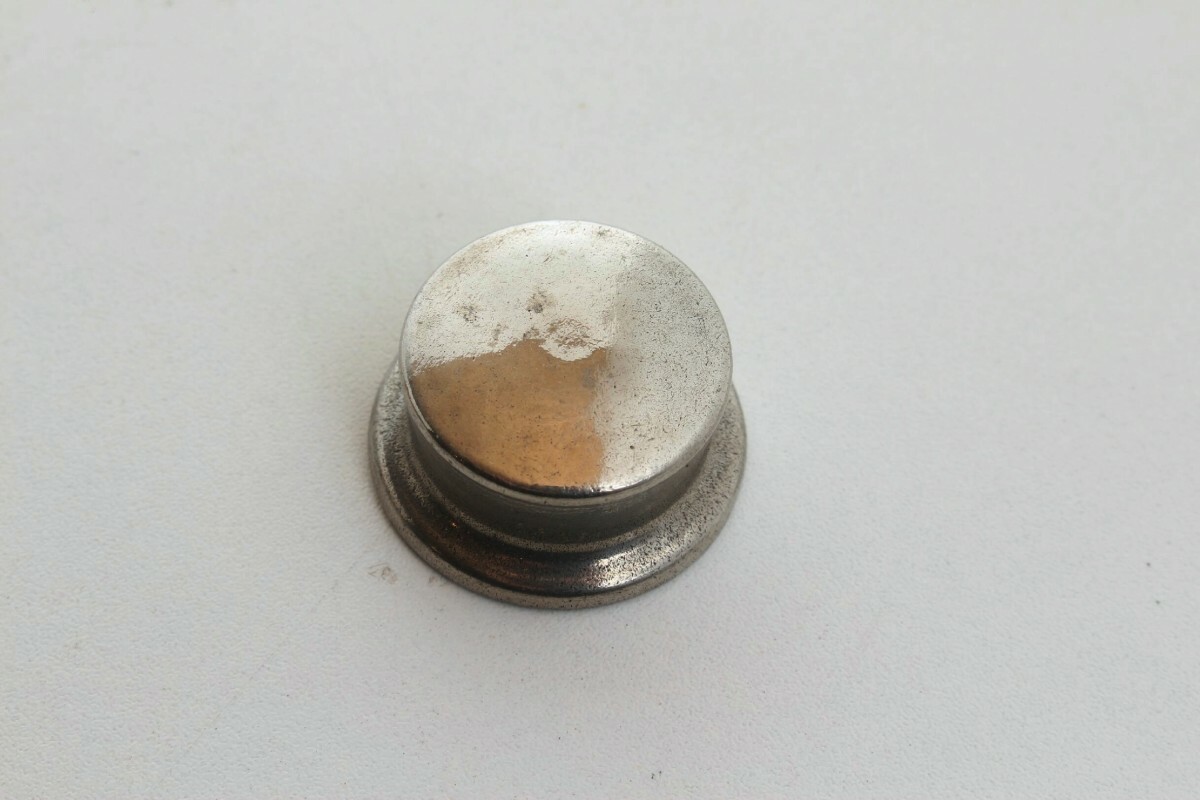 Umbrella Lace Umbrella Lace Button Knob Silver Replacement Part Vintage NOS