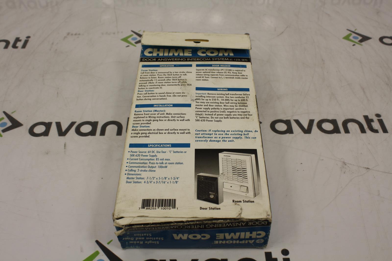 Aiphone Chime Com Door Answering Intercom System C 123L SET NEW