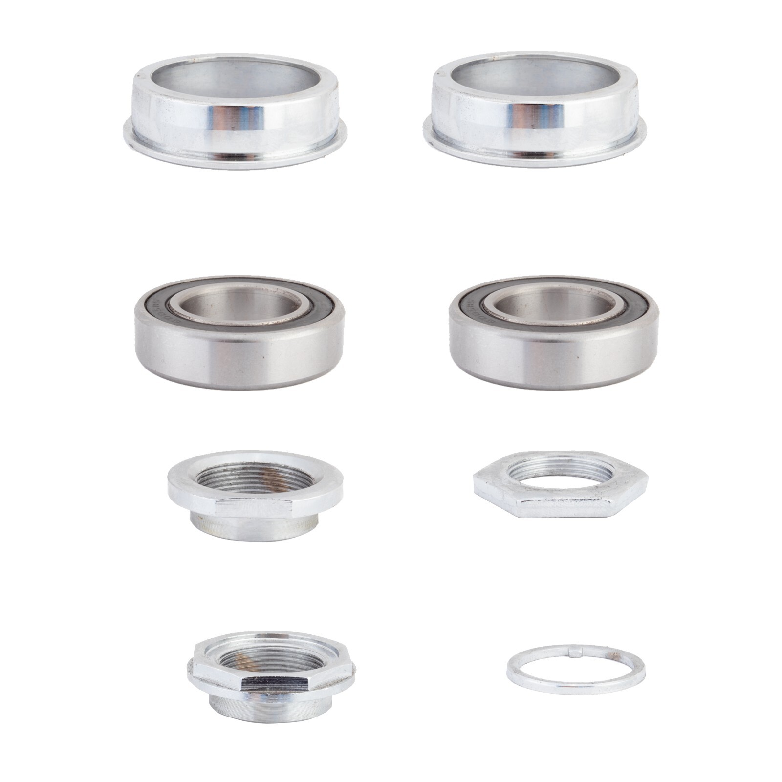 TANGE BB-220SB SEALED Bottom Bracket Set for 1 PIECE Cranks 24Tpi SILVER