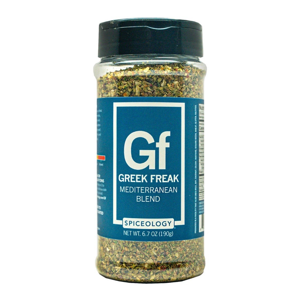 Spiceology Greek Freak Mediterranean Blend Seasoning 6.7 Oz EXP  05/2028