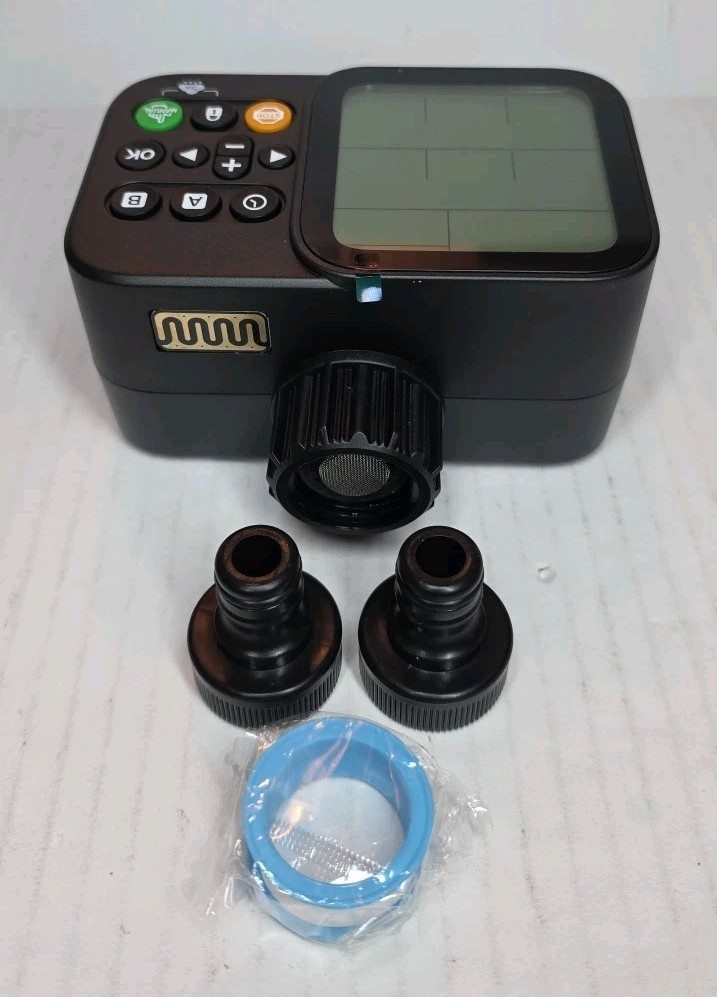 Dar 2 Zone Water Timer WT08 with Dual Outlets New