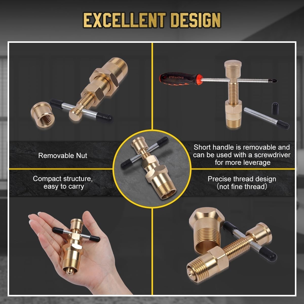 Olive Puller Not Damage The Pipe Olive Remover Ferrule Puller Corrosion-Resis...