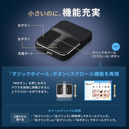 Sanwa Direct Bluetooth Mouse 400-MAWB216BK