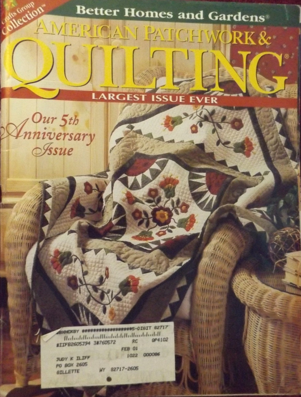 American Patchwork & Quilting April 1998 Issue 31