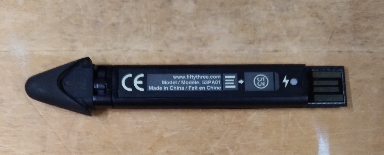 FiftyThree Digital Stylus Pencil for iPad, iPad Pro, and iPhone - Graphite