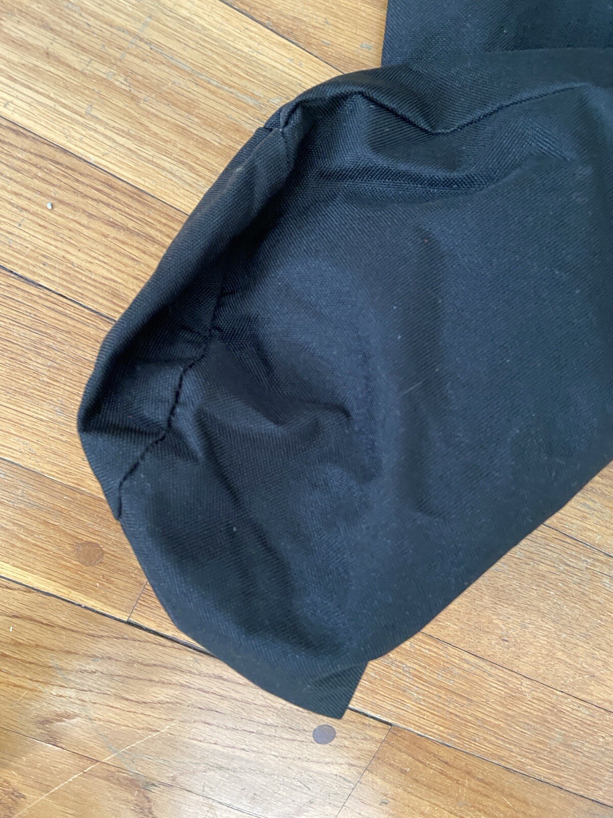 Blackout Black Drawstring Bag Multi use Storage Canvas