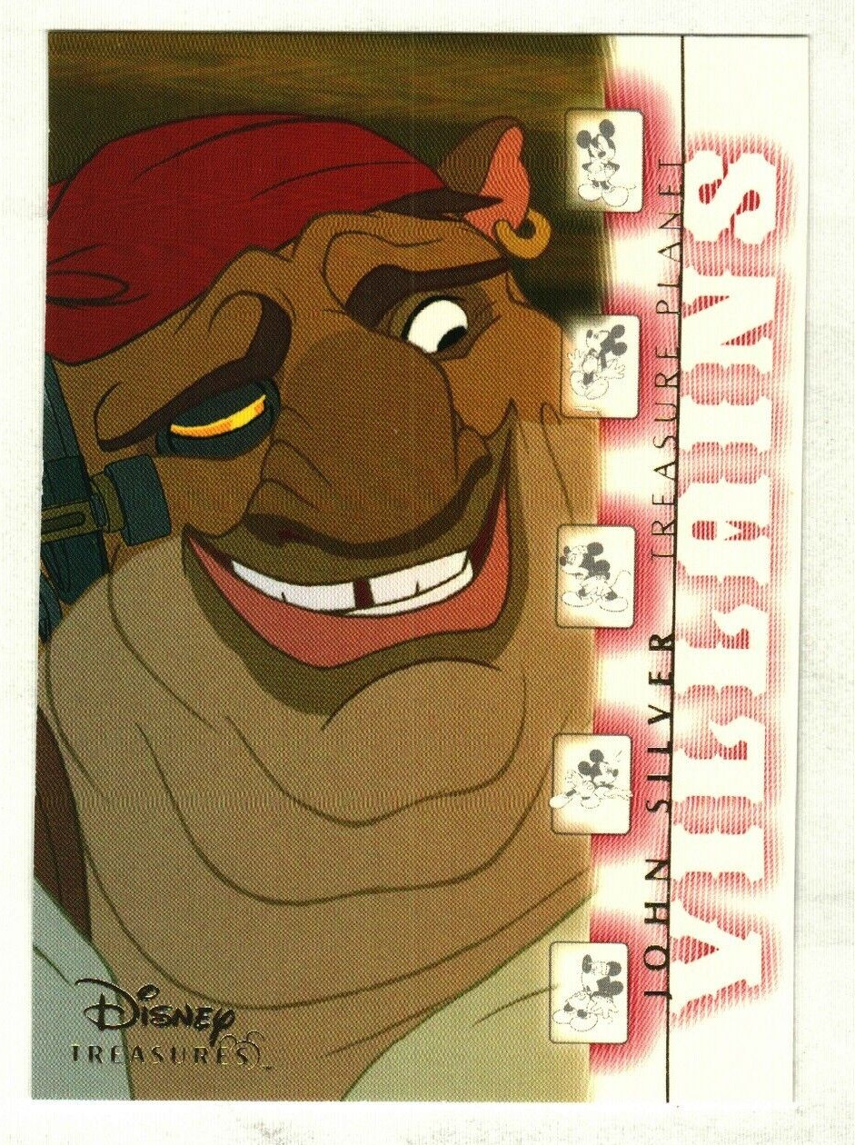 2003 UPPER DECK DISNEY TREASURES VILLAINS #37  JOHN SILVER    TREASURE PLANET