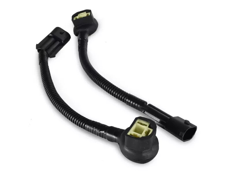 USA Pair H4 Female to 9005 HB3 Male x2 Wire Adapter connector Plug For headlight