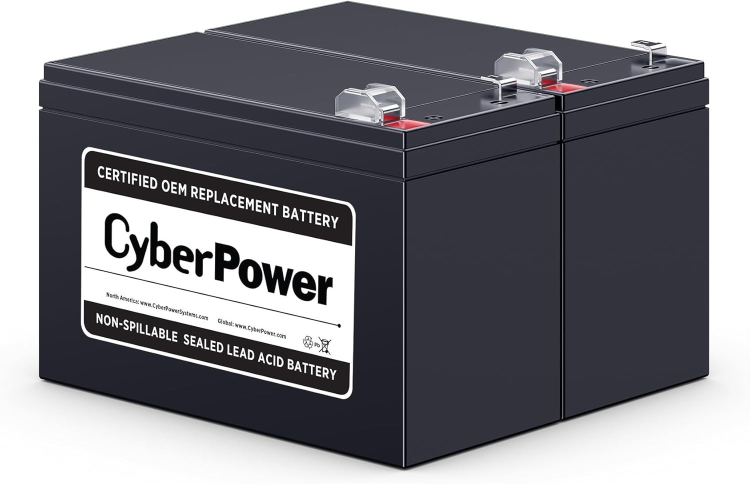 2-Pack CyberPower RB1290 UPS Replacement Battery Cartridge *NEW*