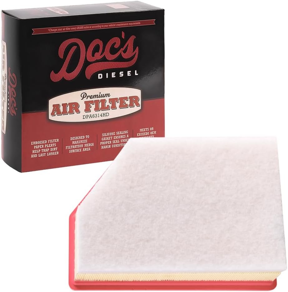 Engine Air Filter DPA11888 | Compatible with Chevrolet/GMC 6.6L Duramax