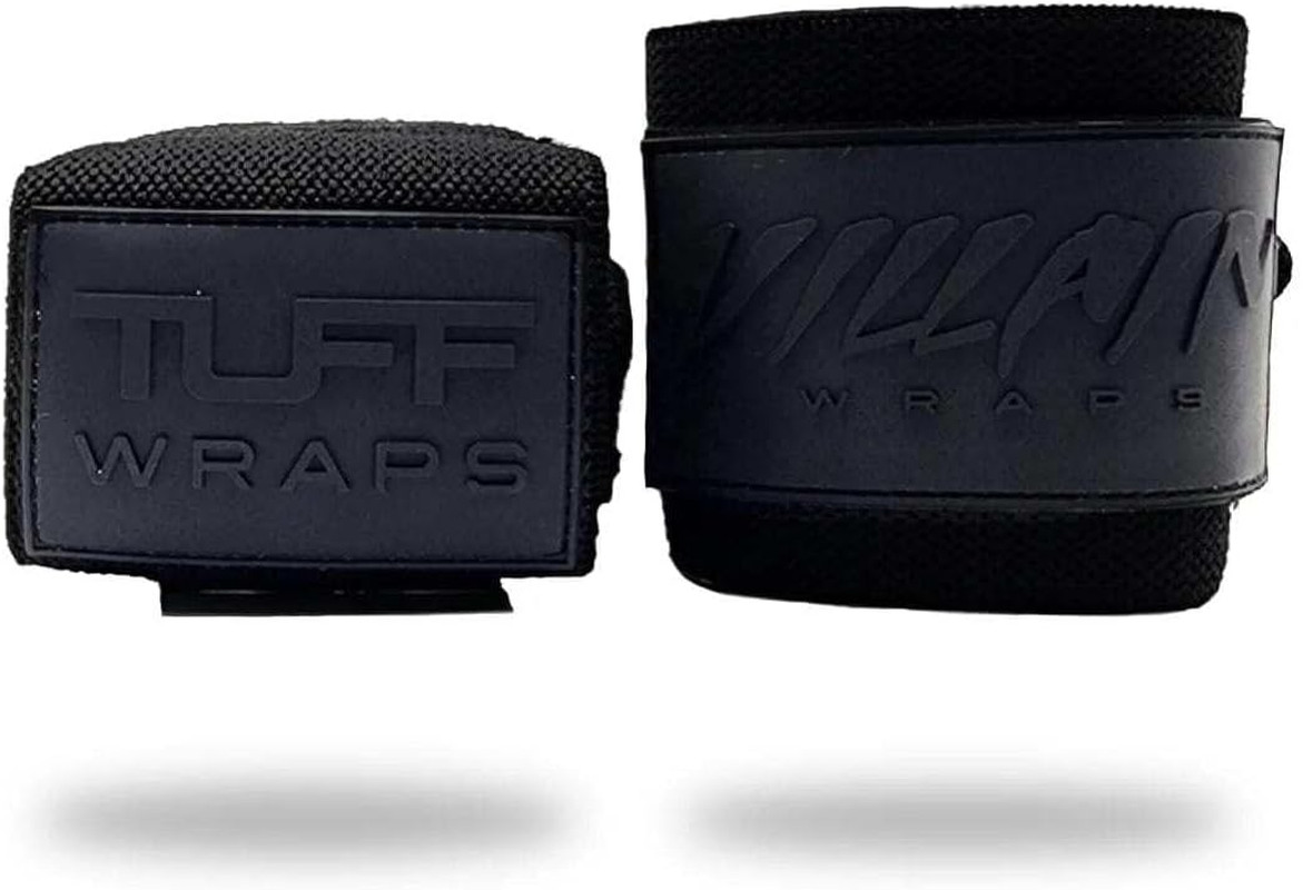 Villain Wrist Wraps for Weightlifting & Powerlifting – Adjustable Support Straps