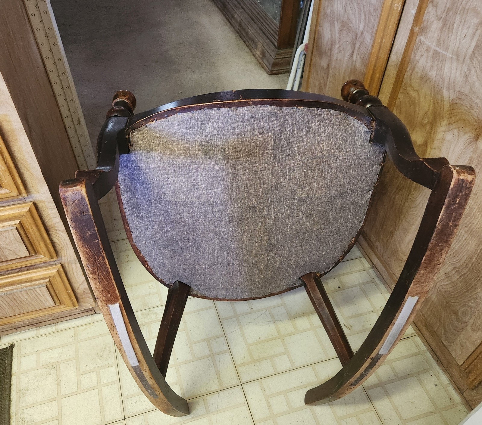Victorian "Lollipop" Rocking Chair.