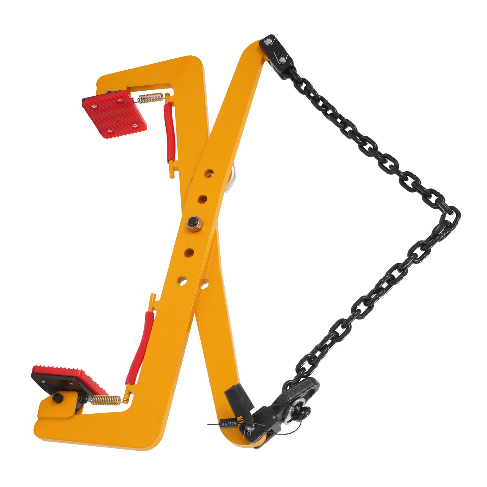 Heavy Duty Stone Lifting Clamp 500kg1102.31lbs Stone Lifting Clamp Yellow Black