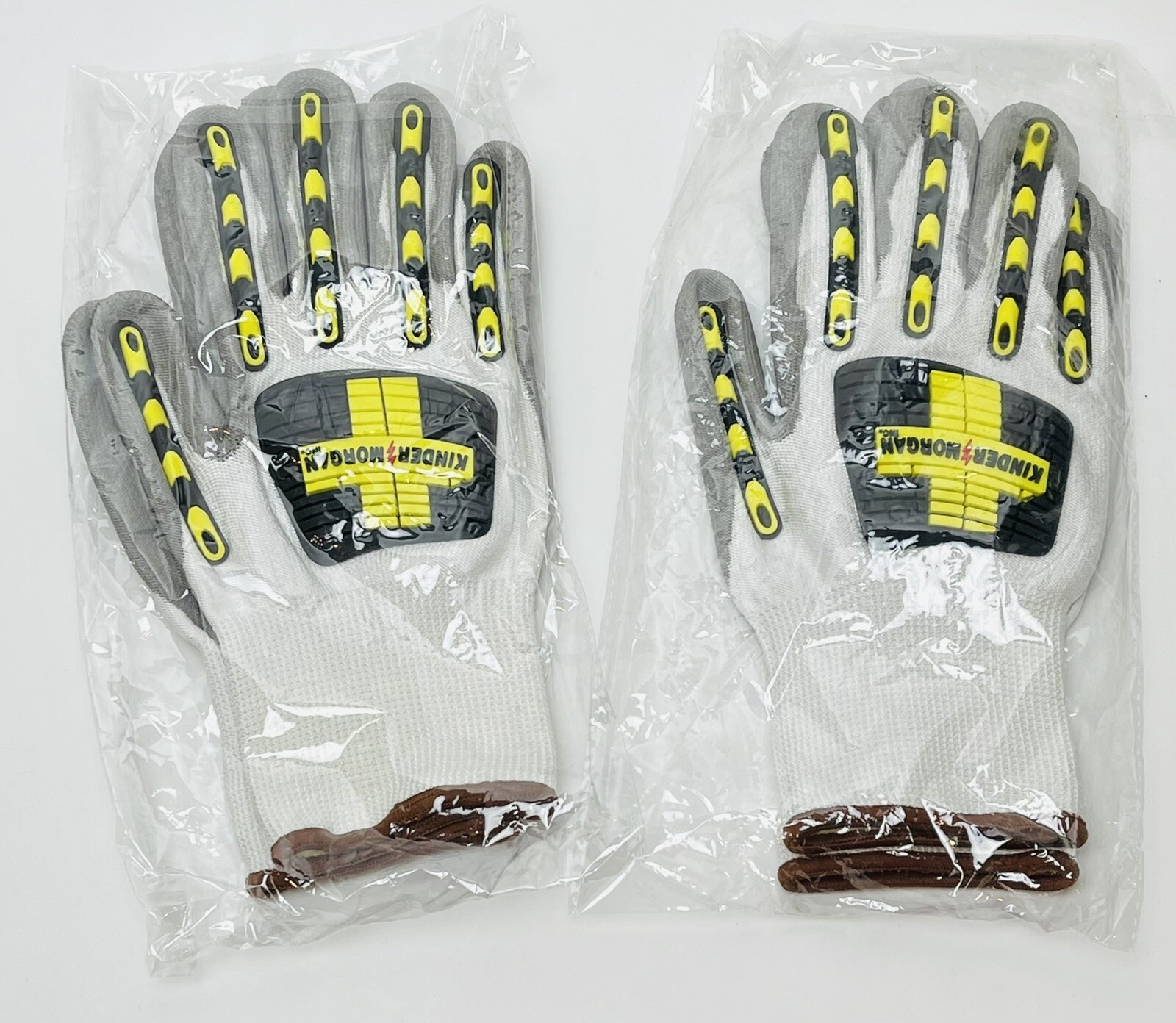 2 Pair Westchester Barracuda Impact W/ Cut Resistant Work Gloves Sz Medium