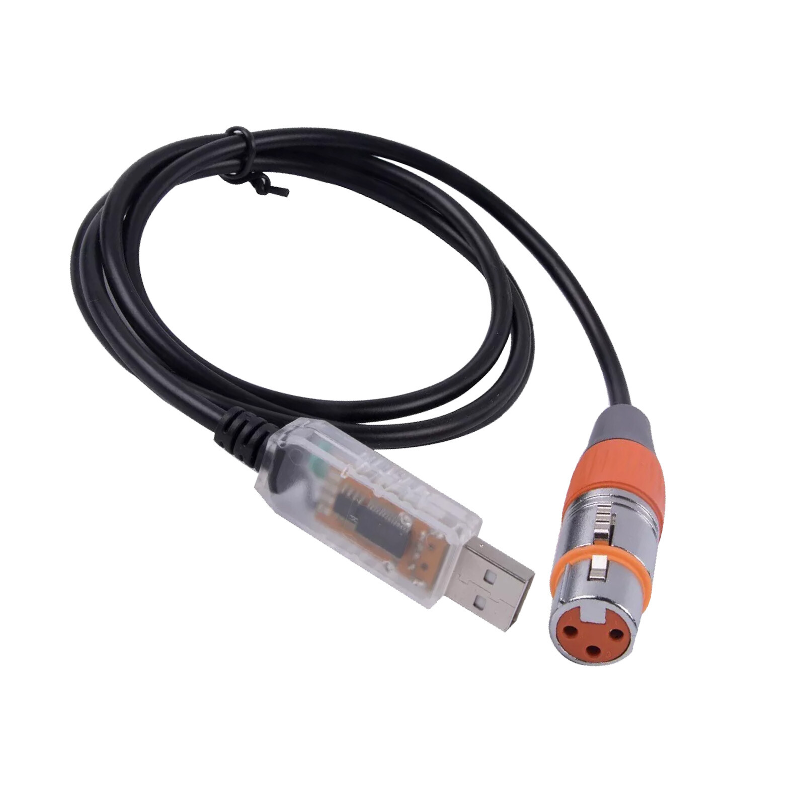 USB to DMX Interface Adapter Cable Stage Light PC DMX512 ControllerDimmer DMX S4