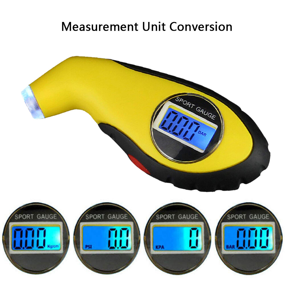 LCD Digital Tire Pressure Gauge Auto Car Truck Air PSI Meter Tester Tyre Gage
