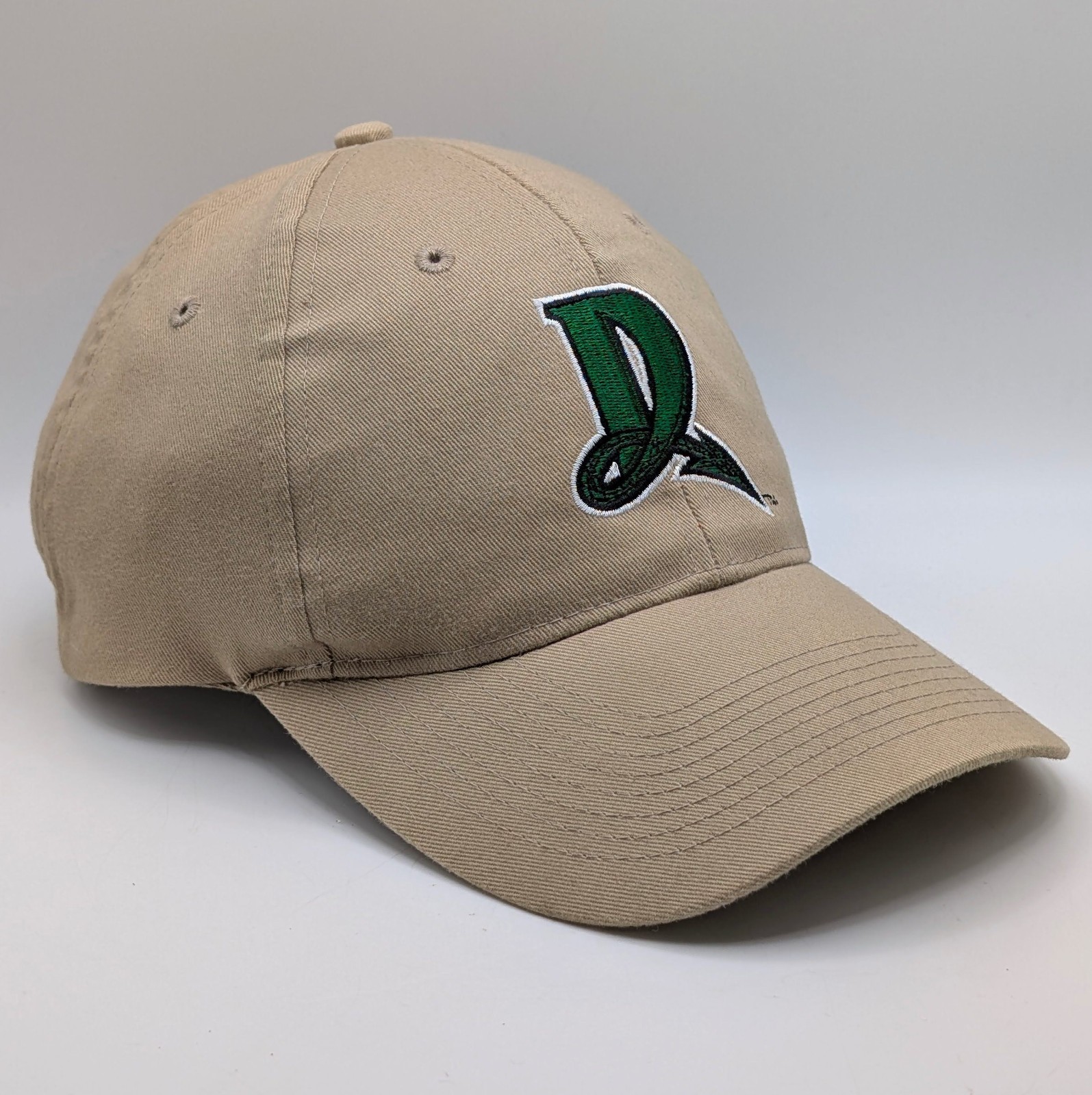 Dayton Dragons Strap Back Baseball Hat Cap Tan Beige Dad Clean Up MiLB Ohio