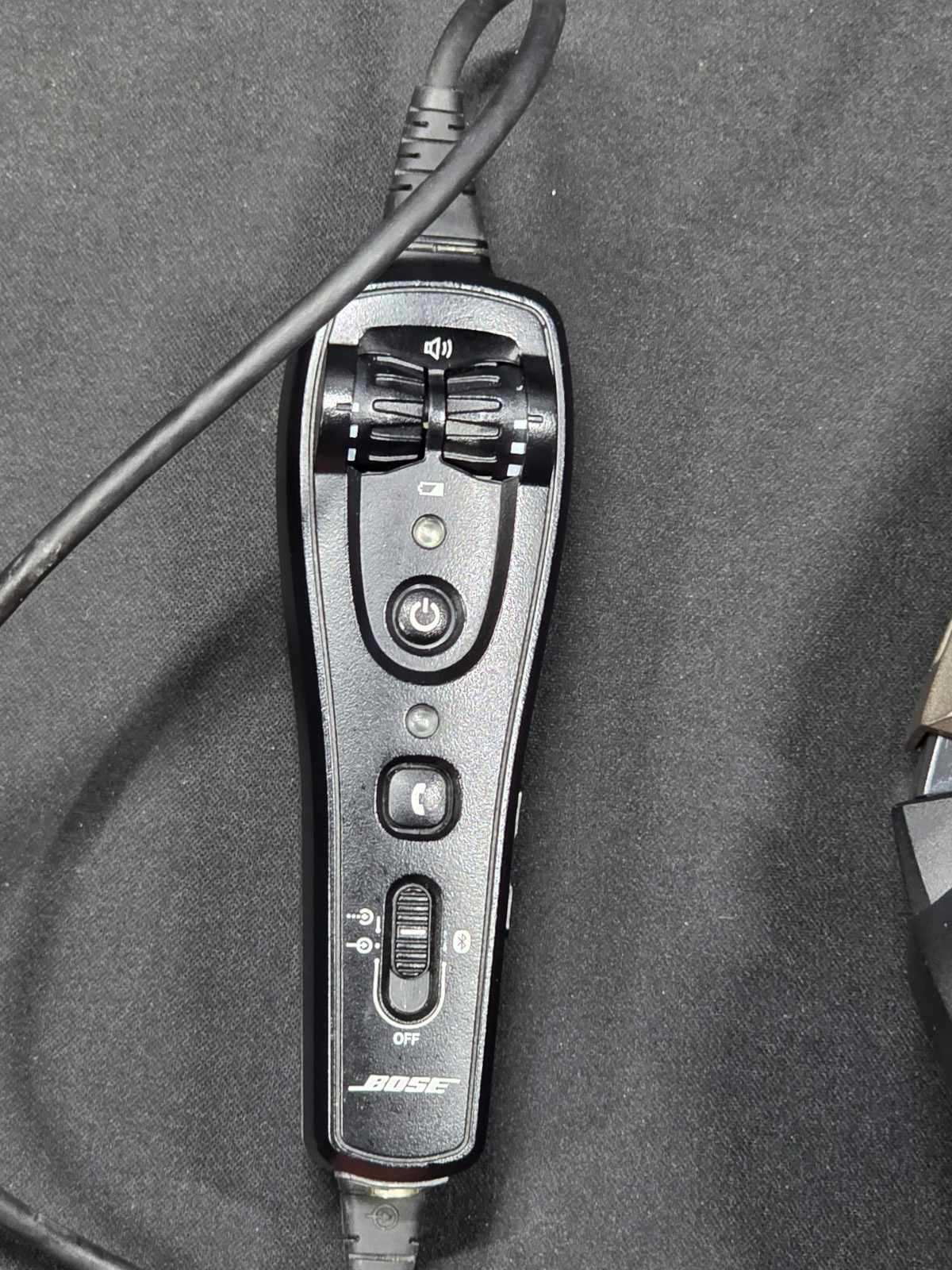 Bose A20 Aviation Headset with LEMO 6 Pin Plug, Bluetooth and Soft Case.