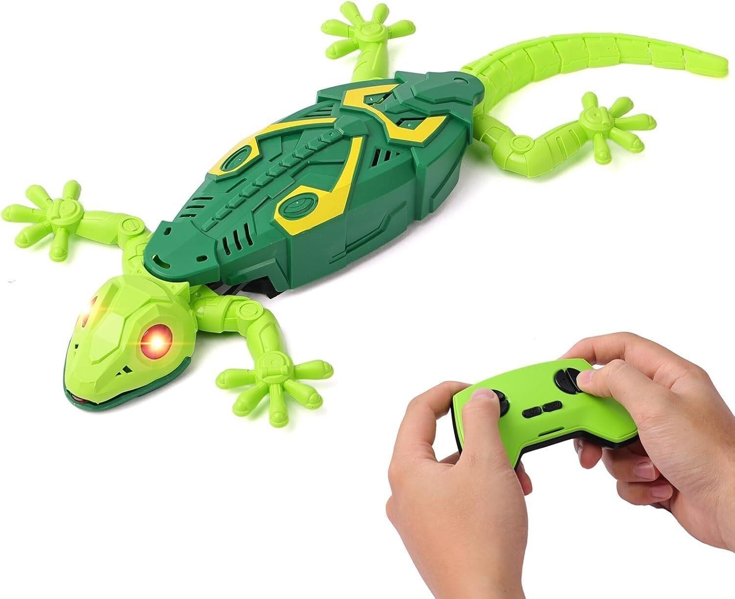 NEW Remote Control Electric Gecko Wall Crawling Mechanical Lizard Toys with box