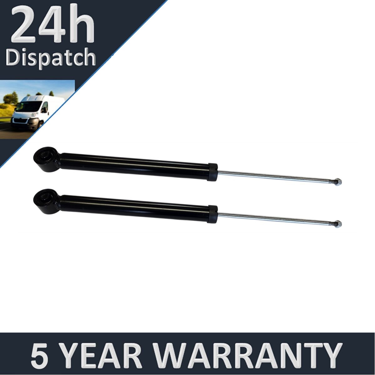 Fits VW Polo Skoda Fabia Seat Ibiza Cordoba Audi � PV Rear 2x Shock Absorbers #2