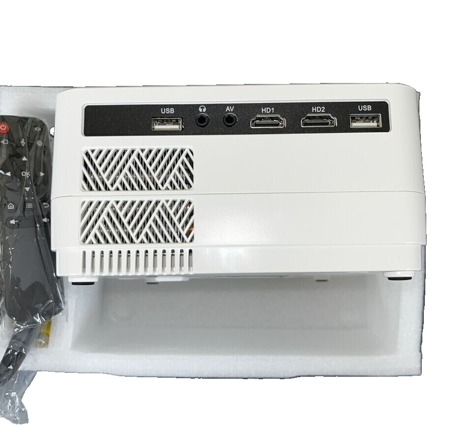DBPower L21 Mini LCD Video Projector - White