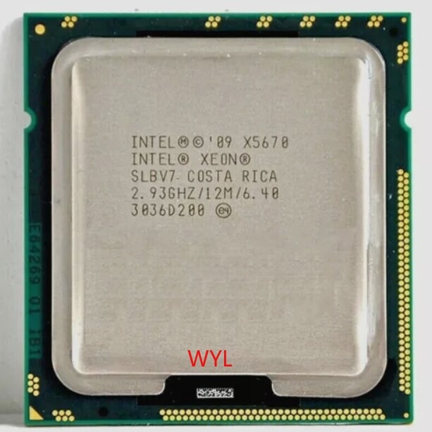INTEL XEON X5670 SLBV7 2.933GHZ 6 CORE LGA 1366 CPU PROCESSOR