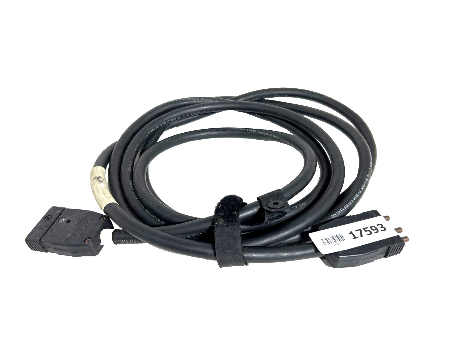 25Ft 12/3 Stage Pin 15A-250V 20A-125V Power Cable #17593 (LOT OF 10)THS