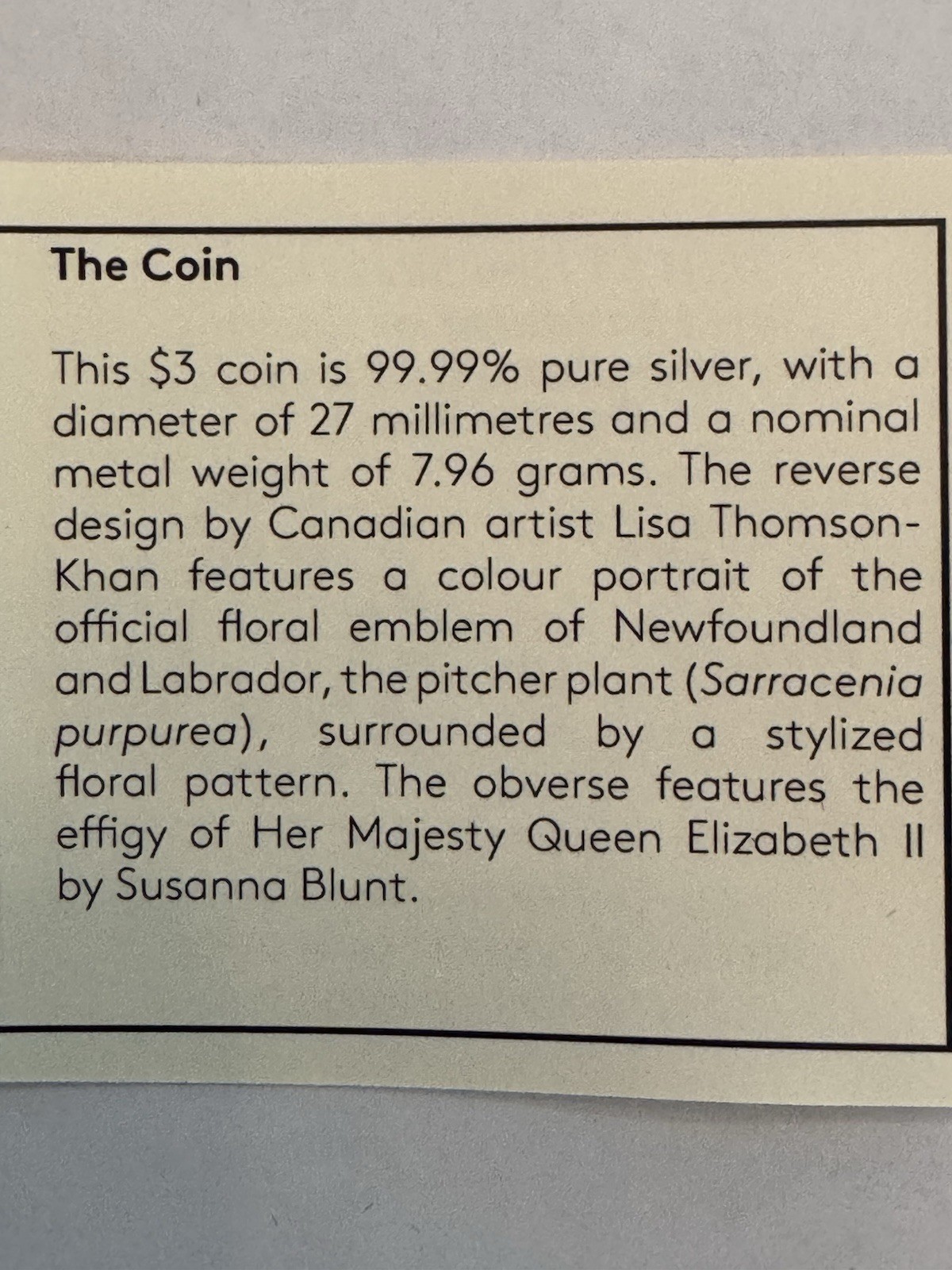 2021 7.96g PURE SILVER COIN.