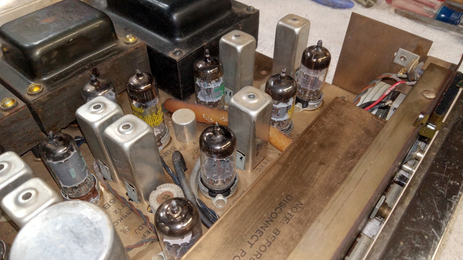 Sherwood S-7700 II Stereo Tube Amplifier AM FM Tuner Works Sounds Nice