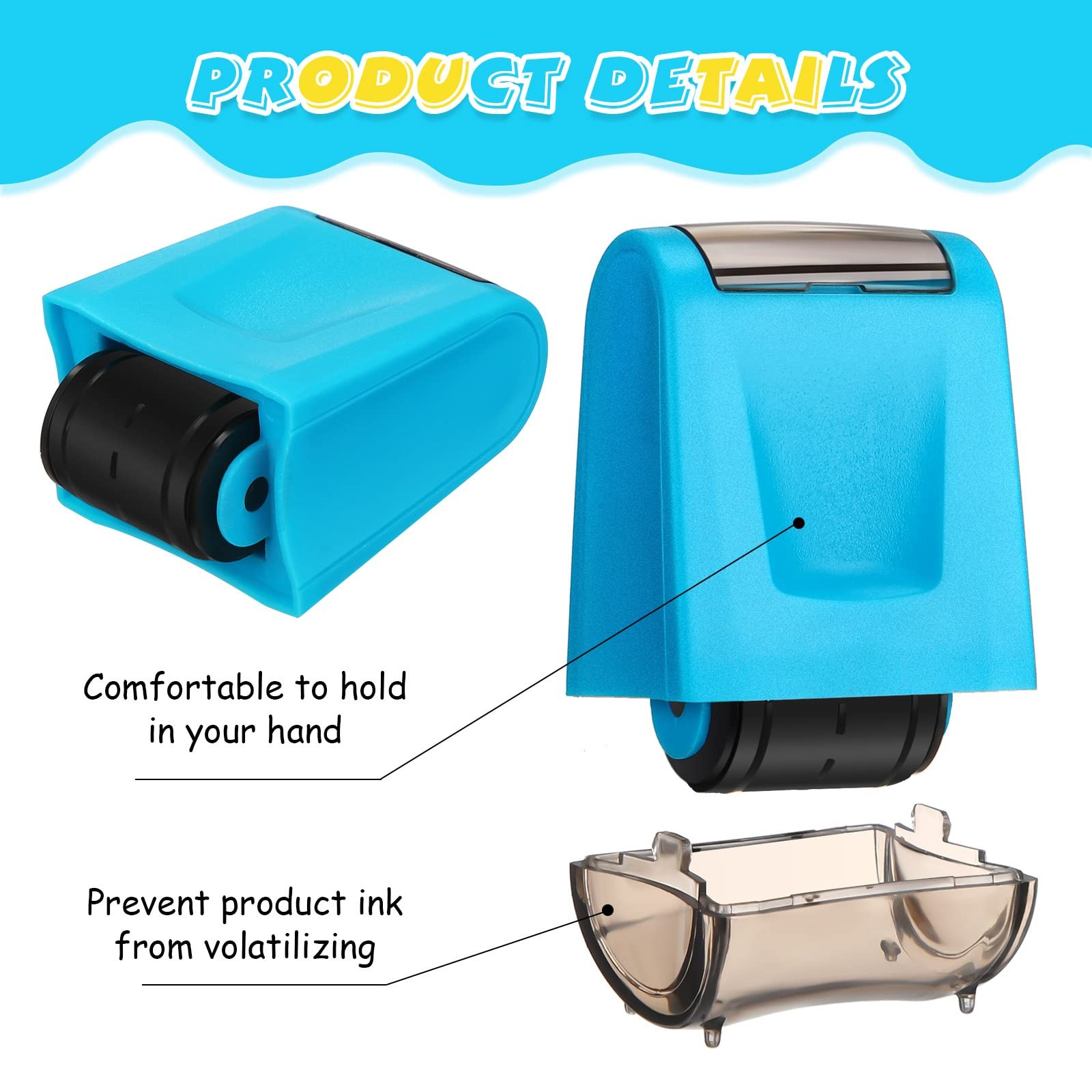 2 Pcs Roller Stamps for Teacher Classroom Must Haves Dashed Line Handwriting ...