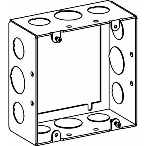 Orbit 5SDB-50/75-EXT 5 Inch Square Extension Box 2.13 Inch Deep 0.5 Inch