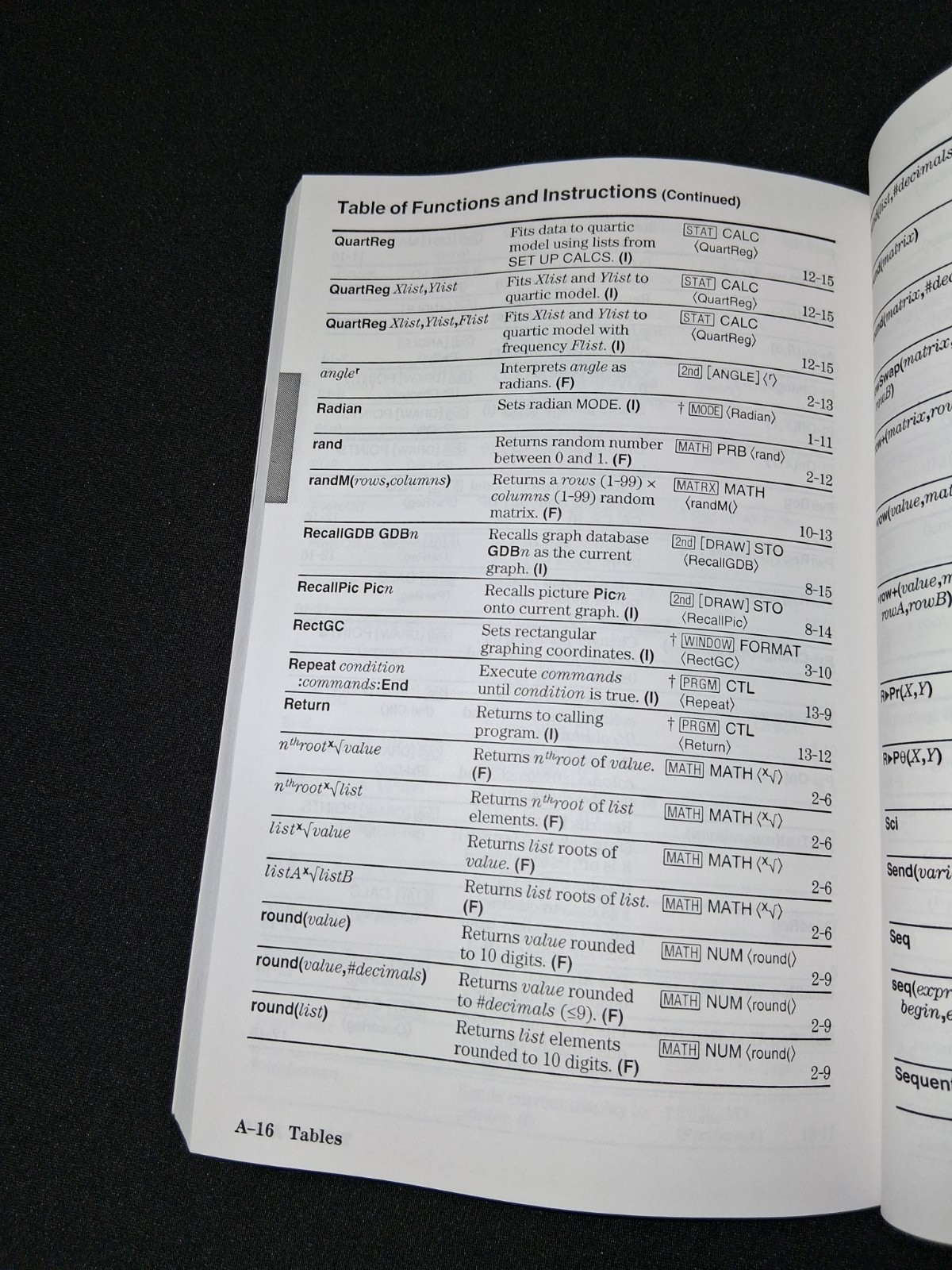 Texas Instruments TI-82 Graphing Calculator Guidebook Manual 1993