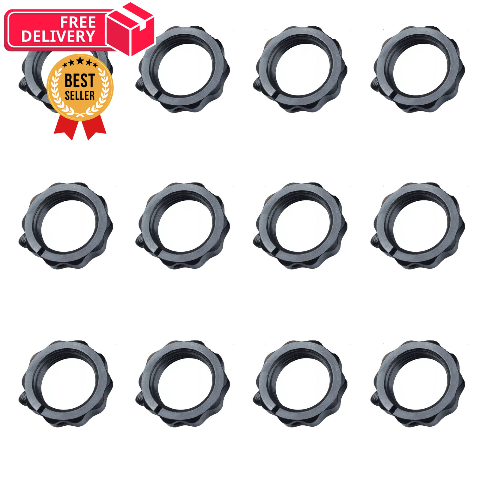 McJ Tools Reloading Die Lock Rings 1st Gen 12pack