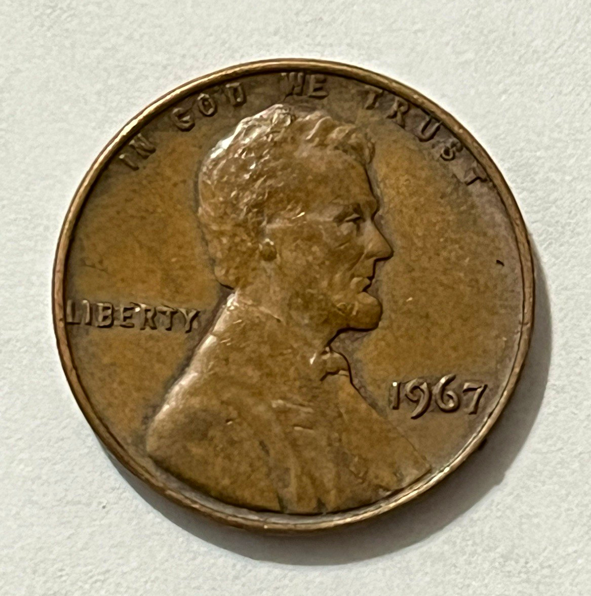 1967 Lincoln Memorial Small Cent Bronze BN Business Strike Philadelphia
