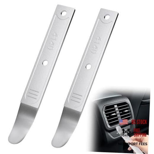 4140 Pry Tool, Trim Removal Tool, Mini Pry Bar for Removing Auto Trim 2 PCS
