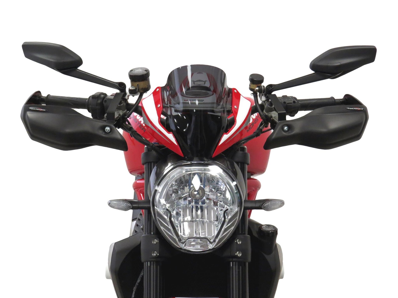 Ducati Monster 1200 S   14-2021 Airflow Dark Tint DOUBLE BUBBLE SCREEN by Powerb