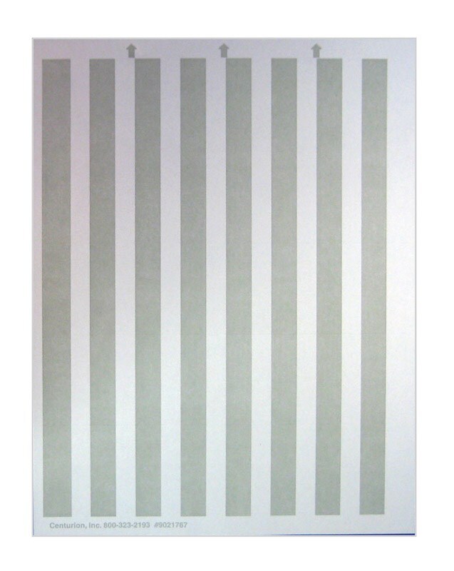 Centurion Bin Tags Laser Printer Adhesive-Back 2 In. X 1 In. Gray