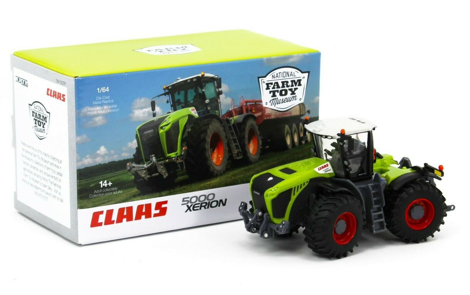 2021 *NFTM* ERTL 1:64 *CLAAS* 5000 XERION *4wd* Tractor  *PRESTIGE* NIB!