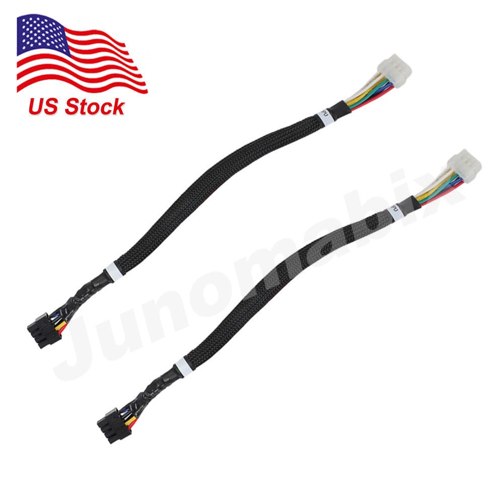 2x For Dell PowerEdge R720 R730 For Tesla P40 P100 Riser to EPS 12V Power Cable